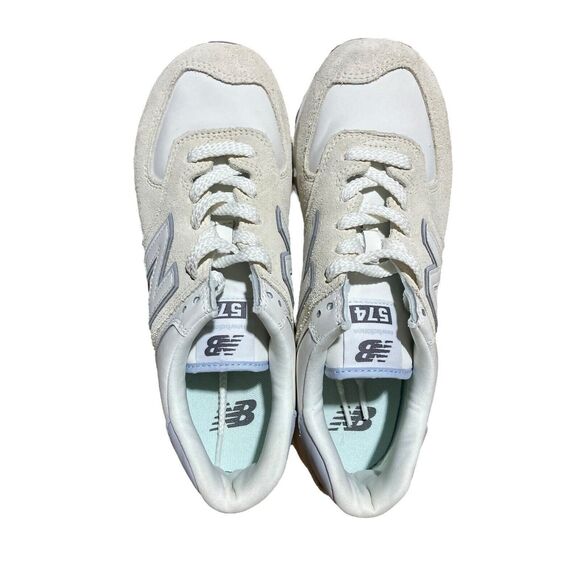 New Balance 574 Sneakers Mens 6.5 Rugged Low Angora Granite - WL574AA2 - Picture 8 of 9